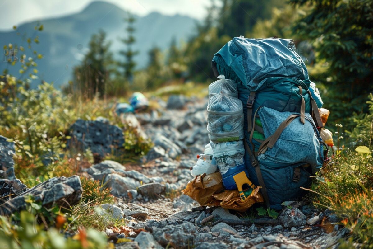 Comment gérer les déchets lors d'une randonnée en pleine nature ?