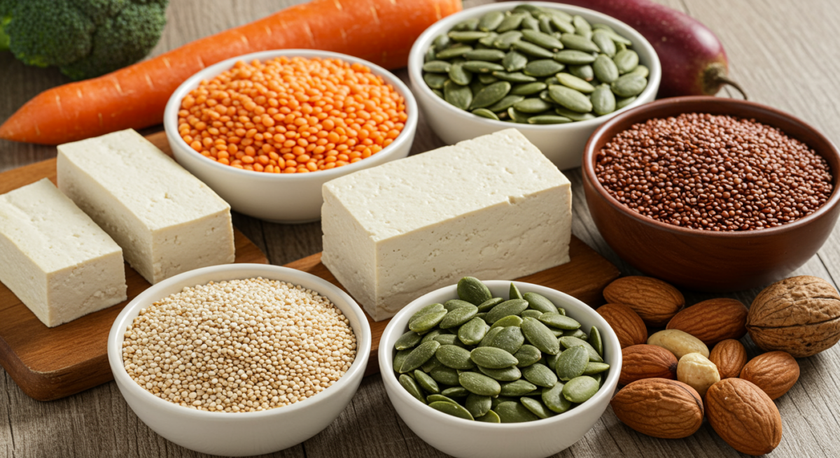 Aliments riches en protéines végétales pour sportifs